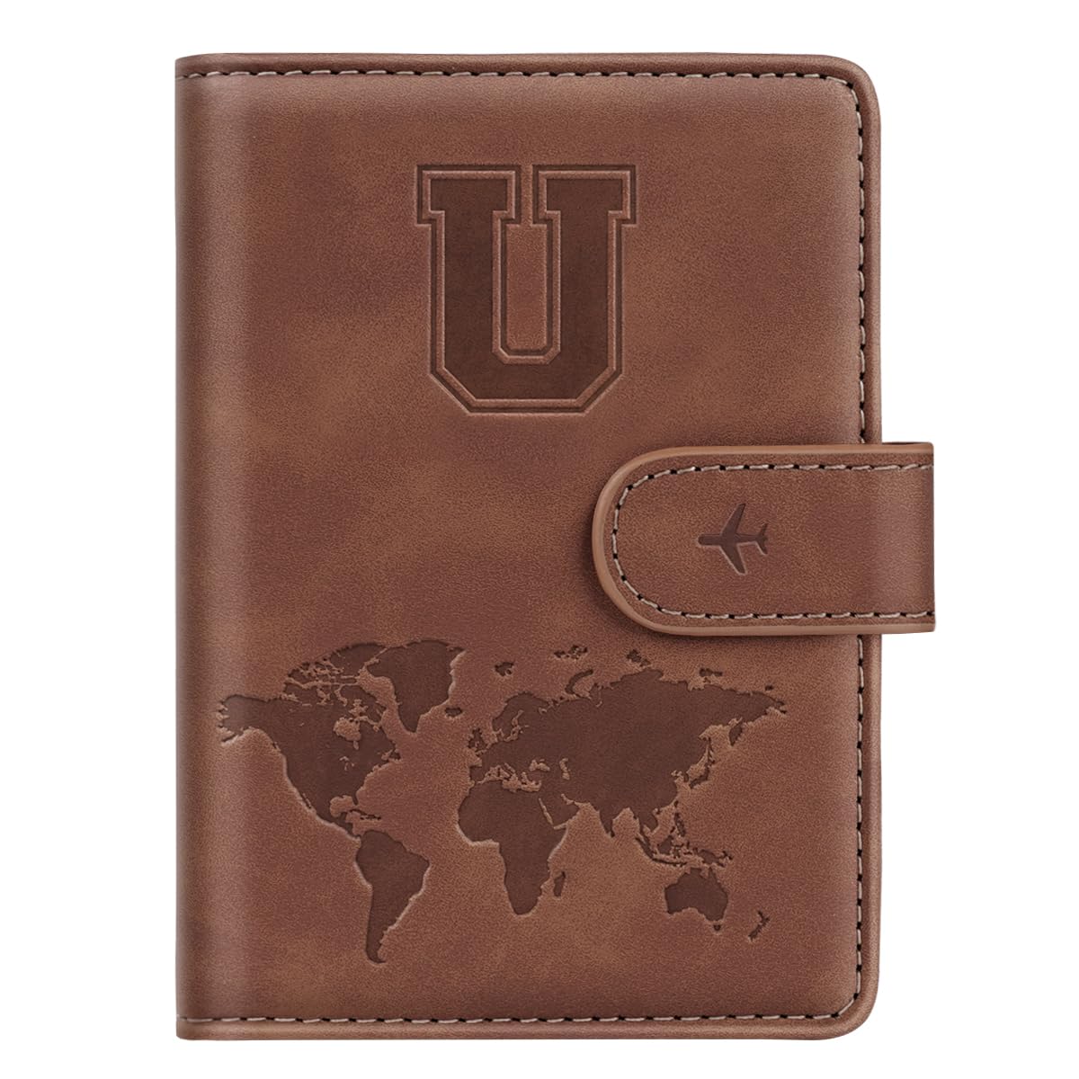Passport Holder Cover Initial Letter A-Z Travel Wallet Personalized