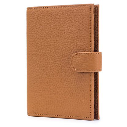 Karmiir RFID Passport Holder Travel Wallet for Women, Leather Passport Cover Wallet with Card Holders SIM Slots,Zippered Coins Pocket and Cash Slot Slim Compact Travel Wallet (Lemon Yellow)
