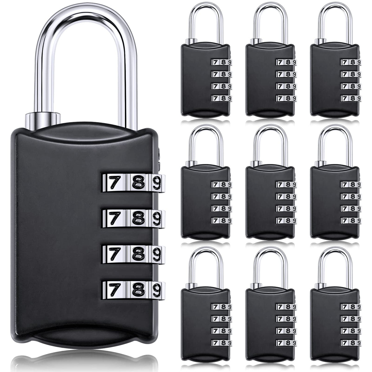 Moxweyeni 20 Pcs 4 Digit Combination Locks Small Combo for Luggage