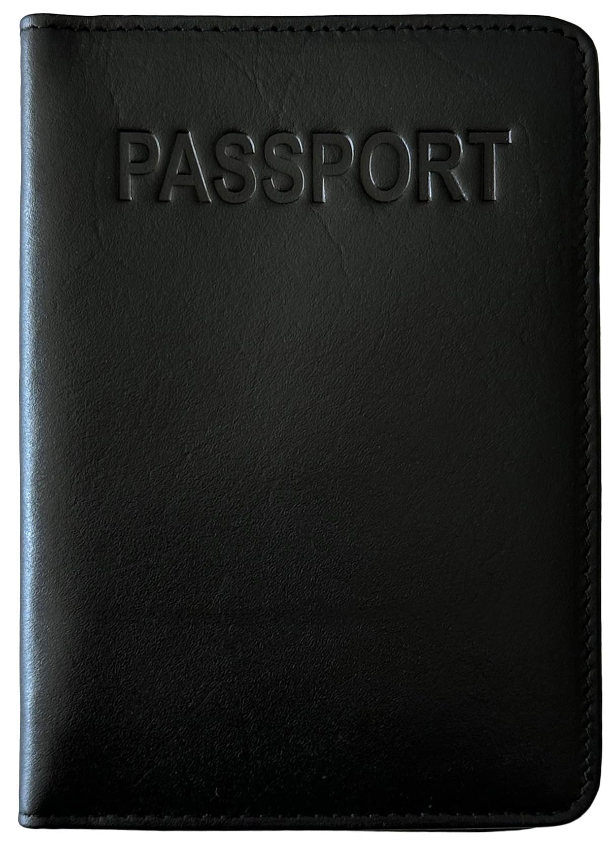 Antique Saddle Genuine Leather RFID Passport Cover