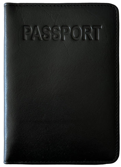 Antique Saddle Genuine Leather RFID Passport Cover
