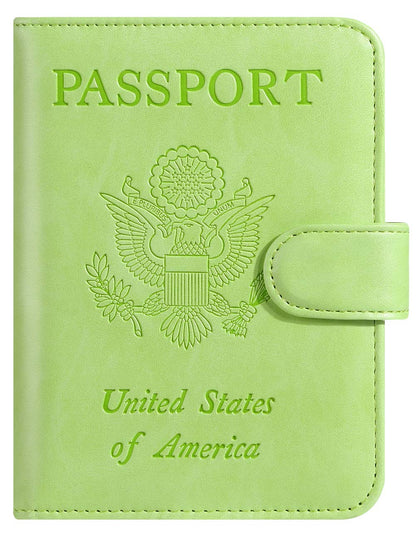 Airtag Passport Holder Cover Wallet RFID Blocking, Travel Essentials