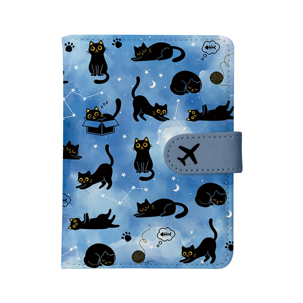 Game Passport Holder for Travel Essentials, Gamer RFID Blocking Wallet Case