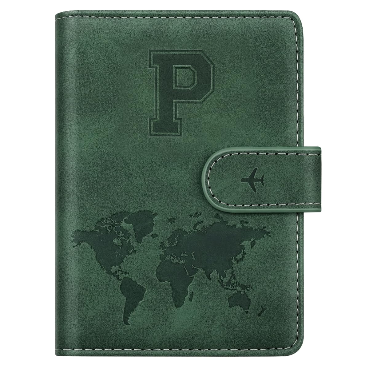 Passport Holder Cover Initial Letter A-Z Travel Wallet Personalized