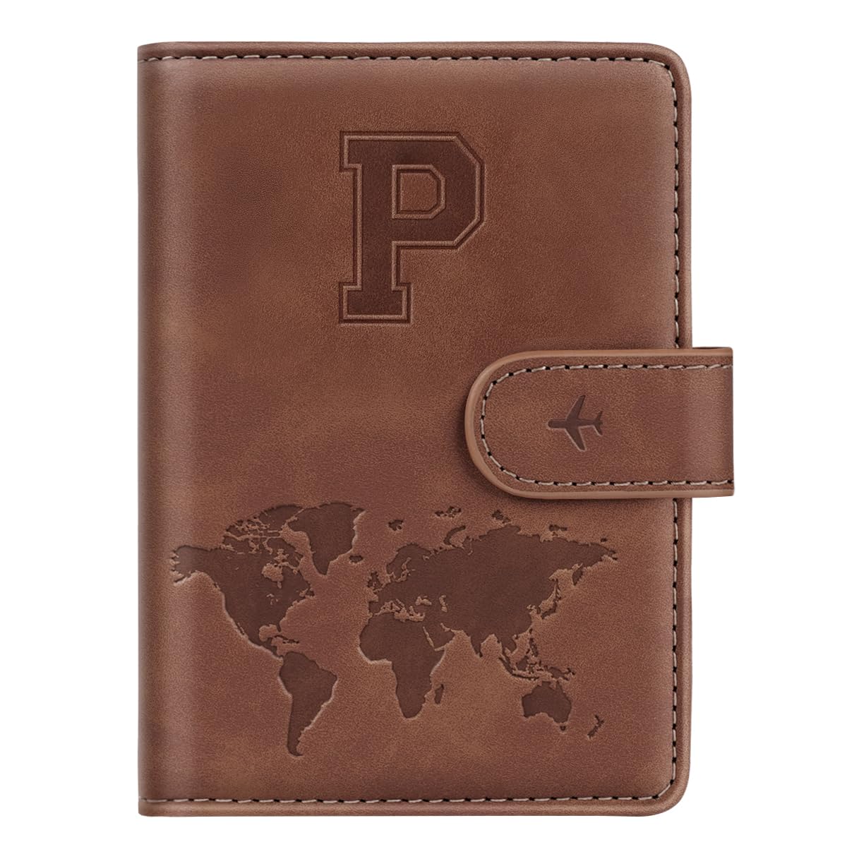 Passport Holder Cover Initial Letter A-Z Travel Wallet Personalized