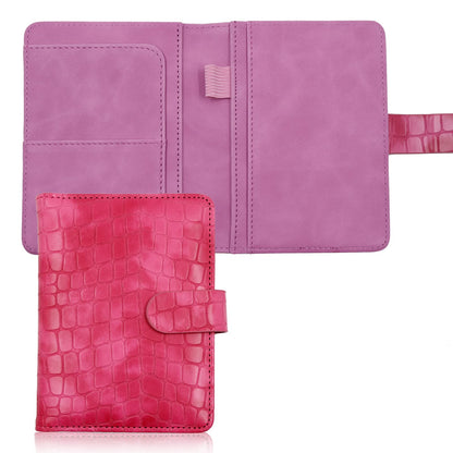 Melsbrinna Premium Leather Passport Holder Covers Case, Waterproof Rfid Blocking Travel Wallet Passport Holder with Pen Holder, Cute Passport Book for Women/Men