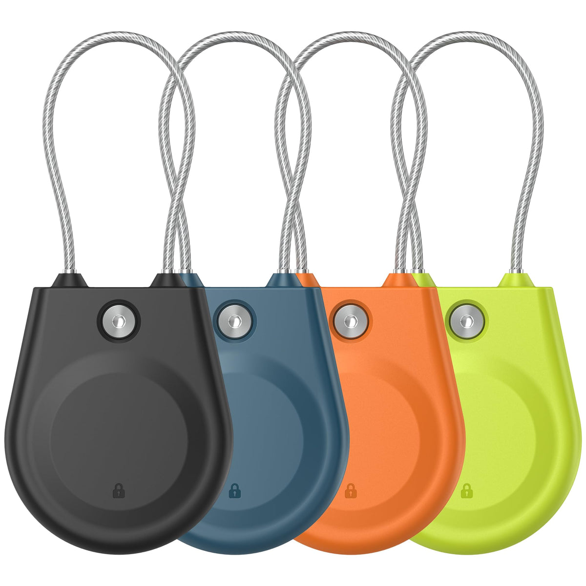 for AirTag Holder (1st & 2nd Generation) Airtag Lock Case with Wire Cable