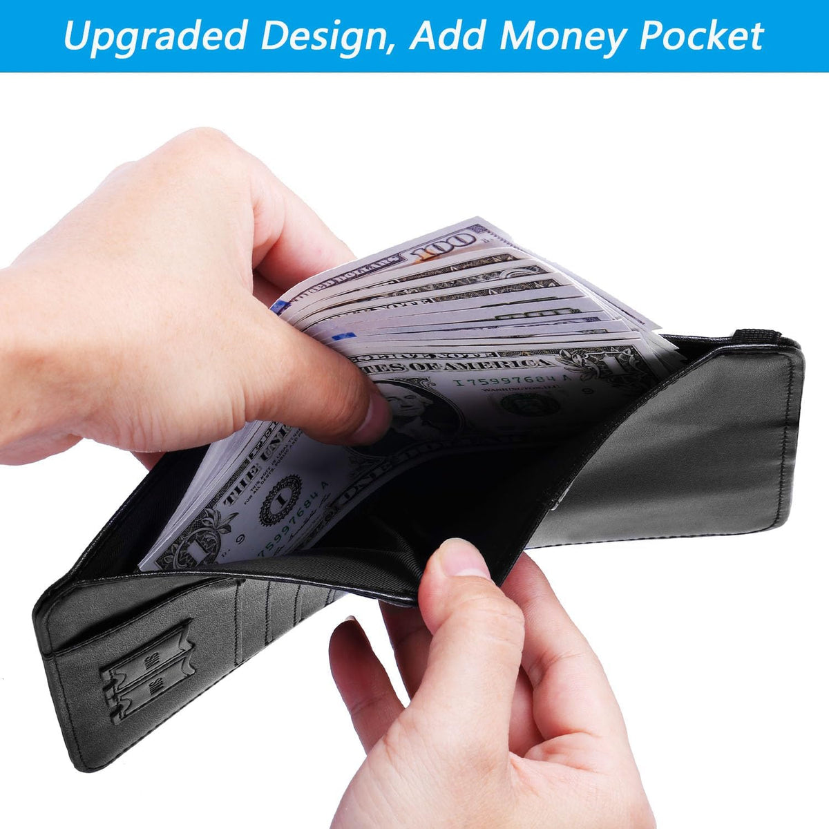 Airtag Passport Holder, Travel Essentials, Passport Cover, RFID Wallet