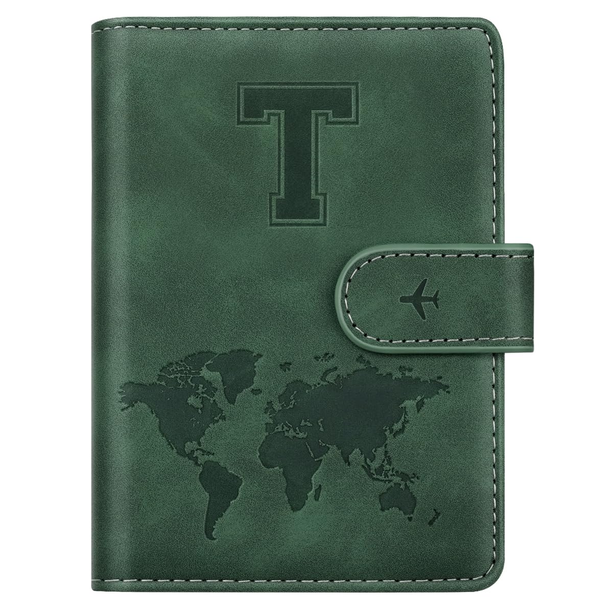 Passport Holder Cover Initial Letter A-Z Travel Wallet Personalized