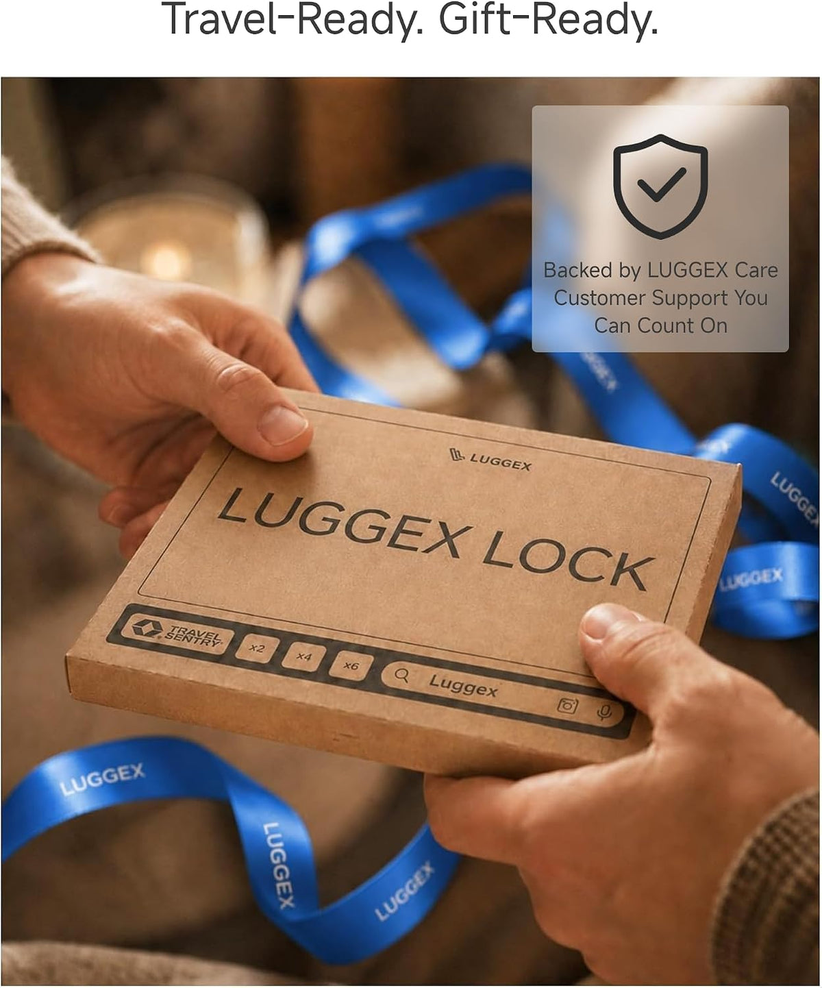 LUGGEX 4 Pack TSA Locks for Luggage, Luggage Locks TSA Approved
