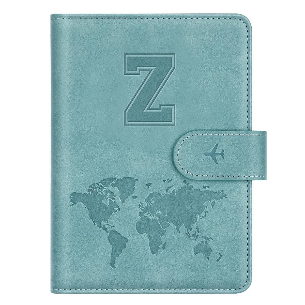 Passport Holder Cover Initial Letter A-Z Travel Wallet Personalized