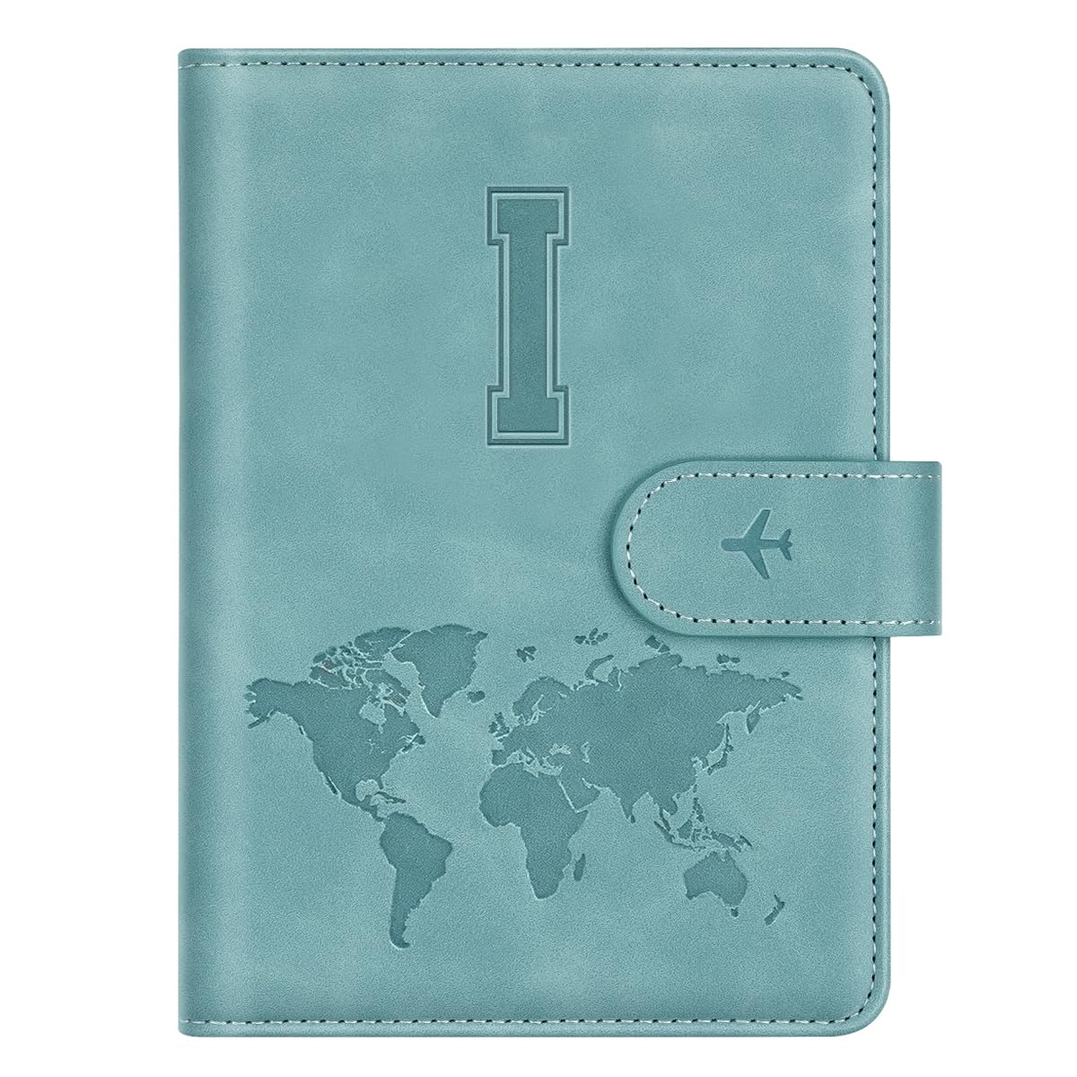 Passport Holder Cover Initial Letter A-Z Travel Wallet Personalized