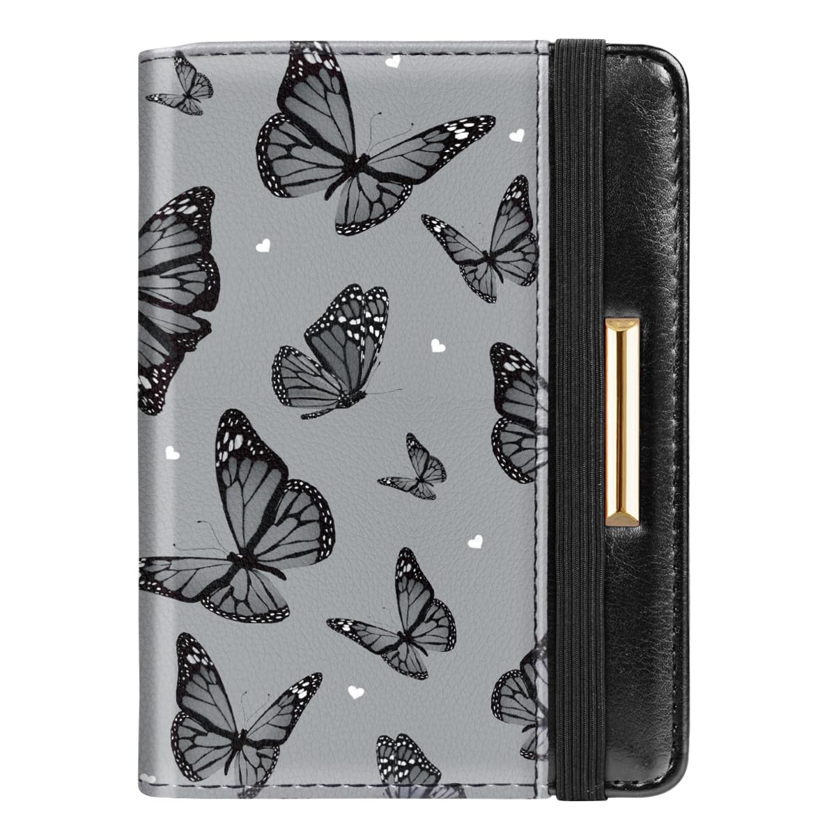 Coco Rossi Passport Holder Cover RFID Cute Slim Travel Wallet Women