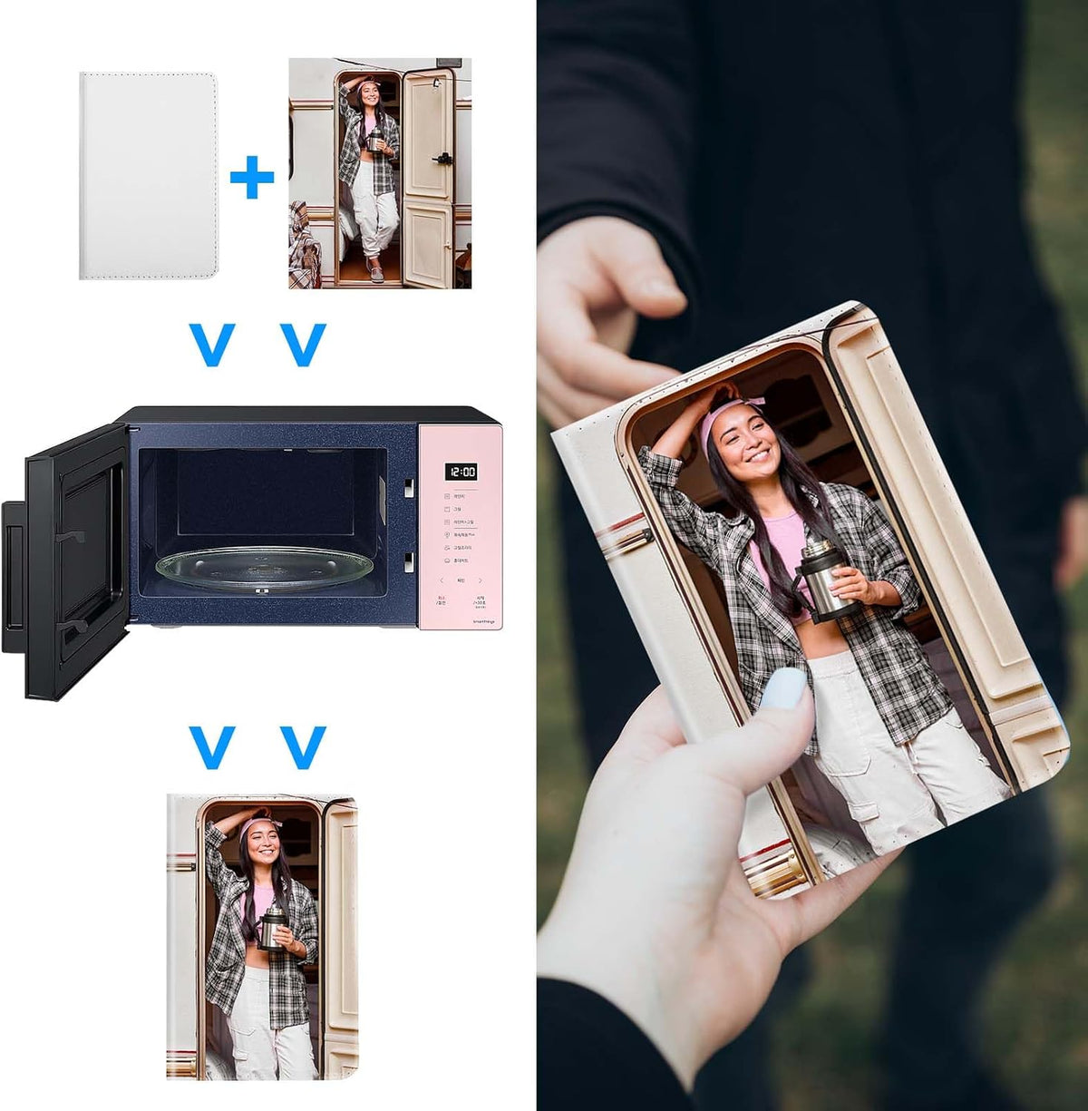 6 Pcs Sublimation Passport Holder Covers PU Leather Heat Transfer Card Travel Wallet DIY Blank Holder Cover for Passport Business Credit Cards (White)