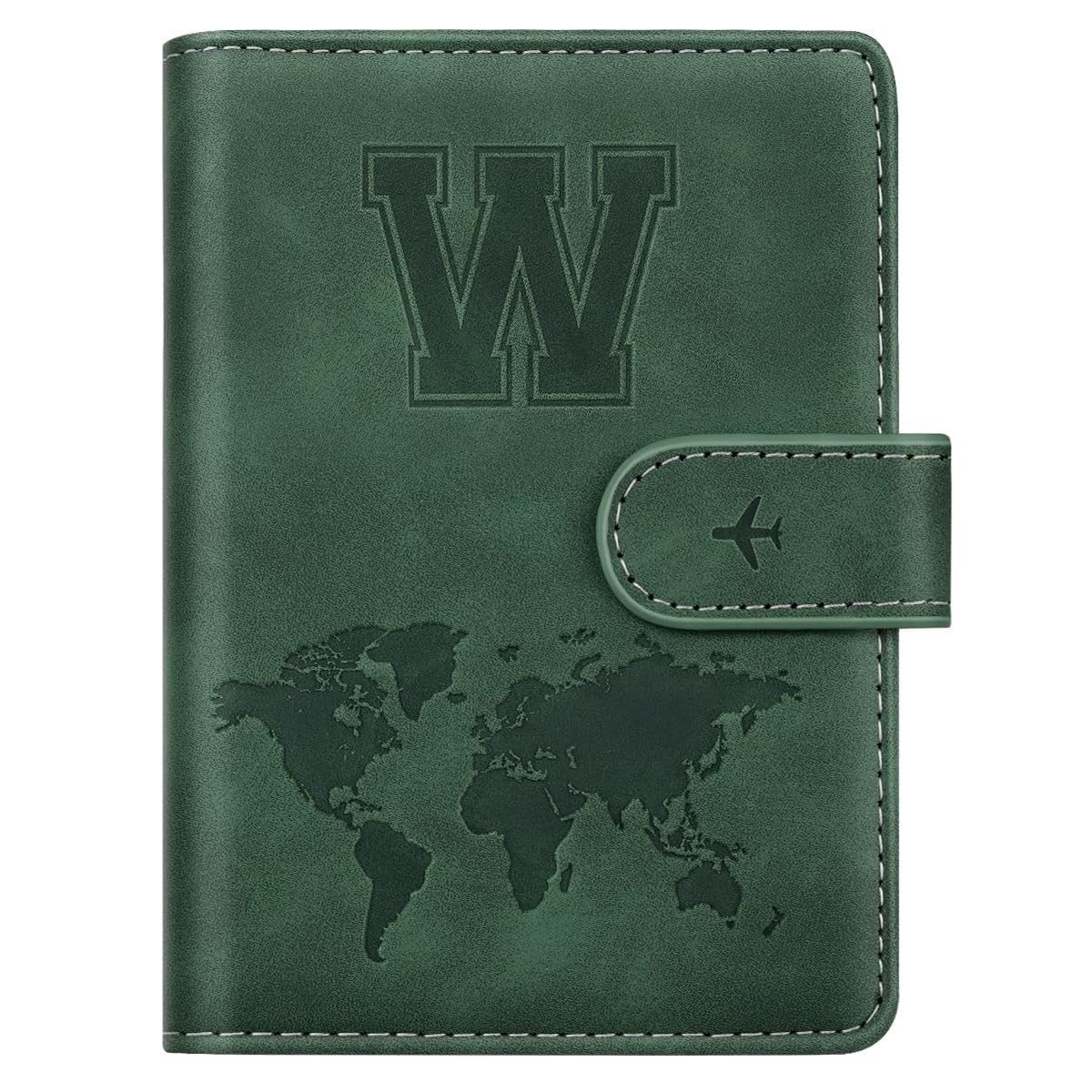 Passport Holder Cover Initial Letter A-Z Travel Wallet Personalized