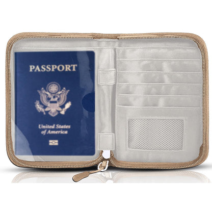 Passport Holder for Travel, RFID Blocking Wallet for Couples Men and Family