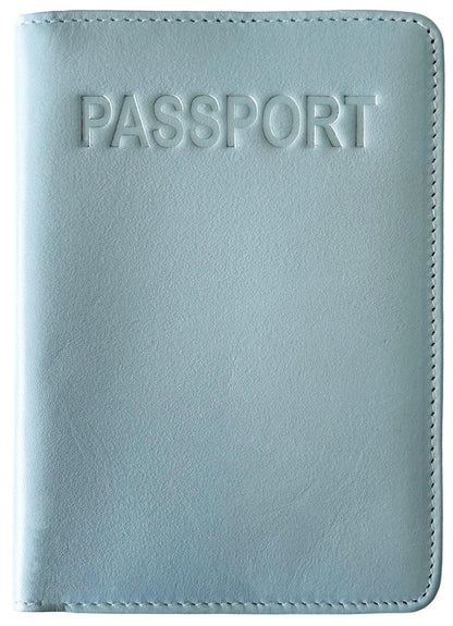 Antique Saddle Genuine Leather RFID Passport Cover