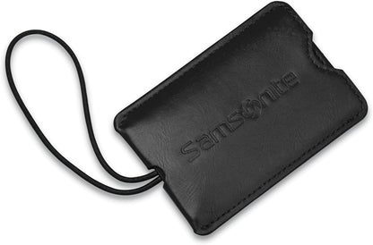 Samsonite 2-Pack Vinyl ID Tags, Black
