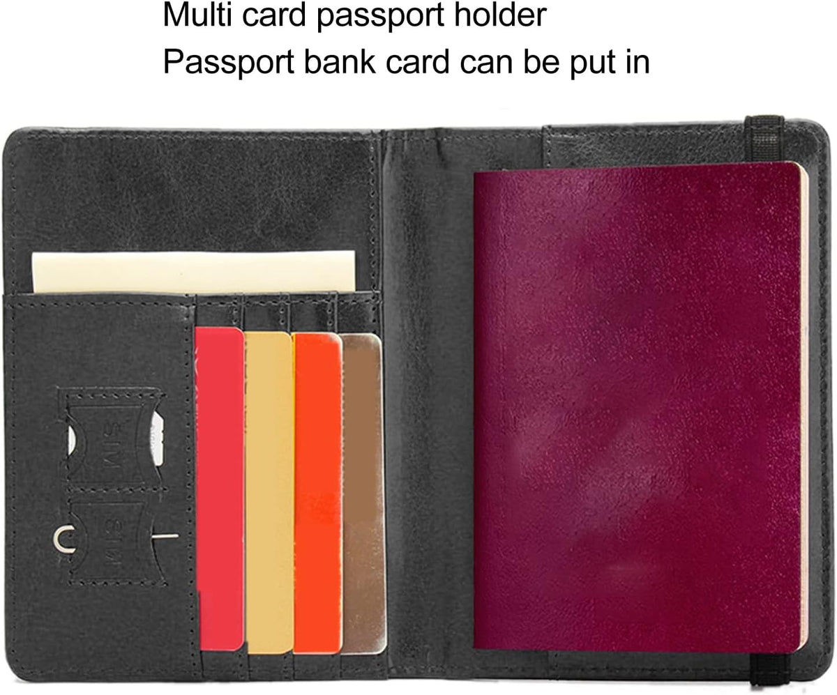 Britain Passport Cover Passport Holder Cover Leather Passport Holder UK Passport Cover for Passport, Business Cards, Credit Cards, Boarding Passes