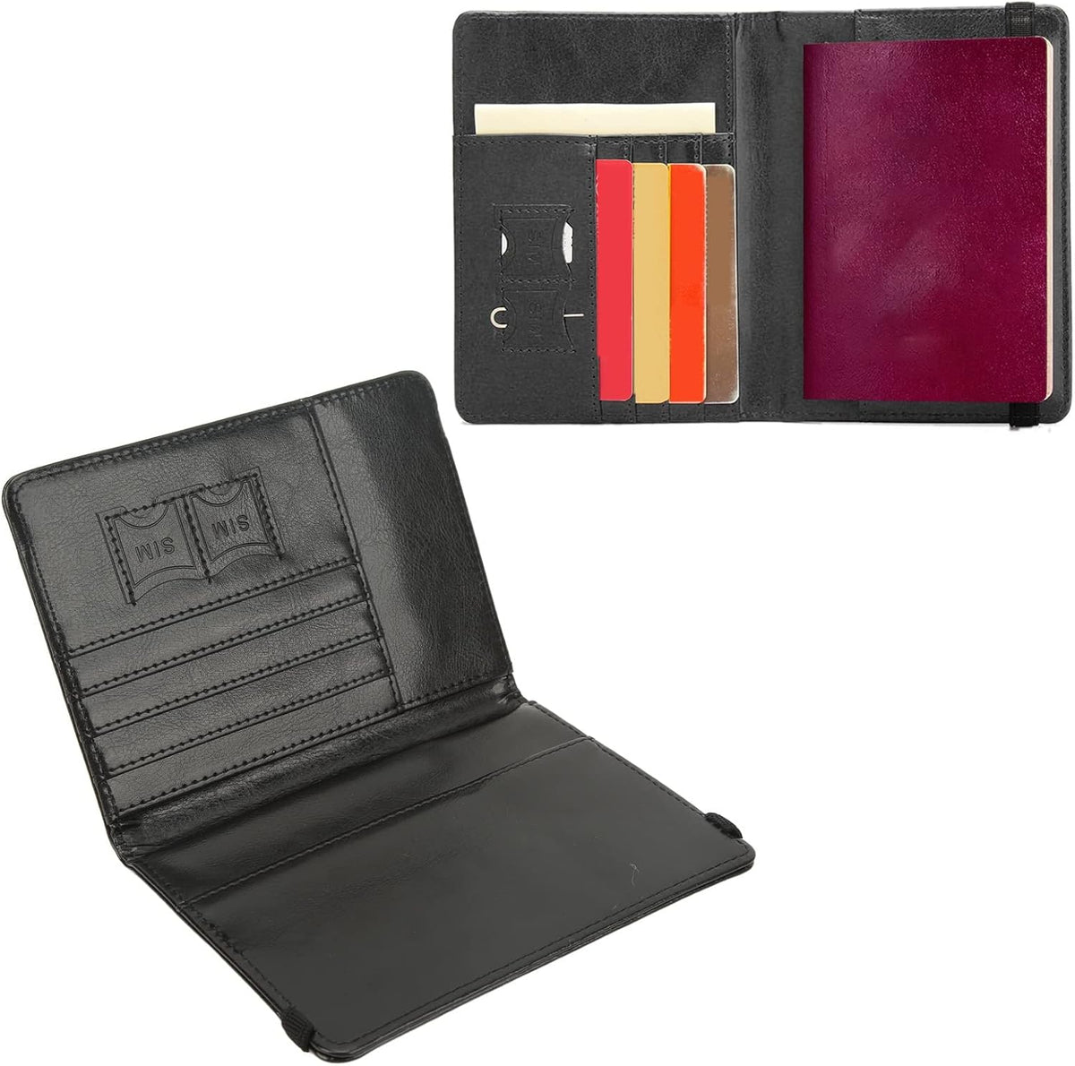 Britain Passport Cover Passport Holder Cover Leather Passport Holder UK Passport Cover for Passport, Business Cards, Credit Cards, Boarding Passes