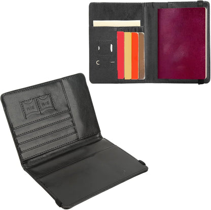 Britain Passport Cover Passport Holder Cover Leather Passport Holder UK Passport Cover for Passport, Business Cards, Credit Cards, Boarding Passes