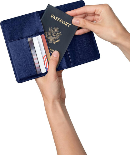Brookstone RFID-Blocking Passport Wallet, Card Organizer