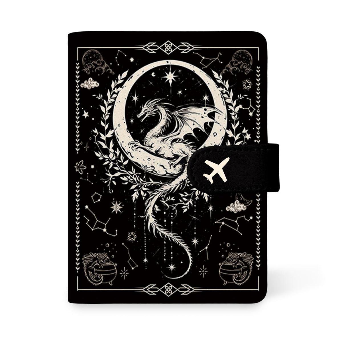 Game Passport Holder for Travel Essentials, Gamer RFID Blocking Wallet Case