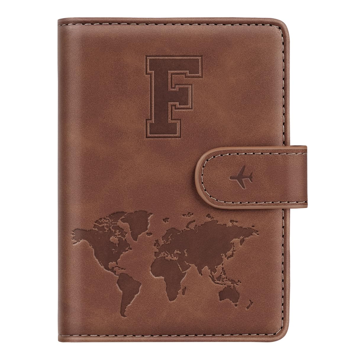 Passport Holder Cover Initial Letter A-Z Travel Wallet Personalized