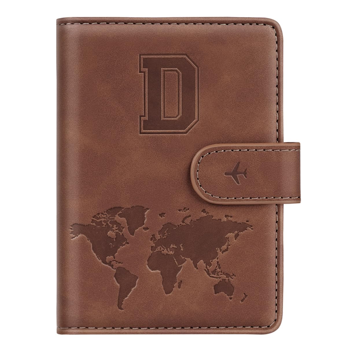 Passport Holder Cover Initial Letter A-Z Travel Wallet Personalized