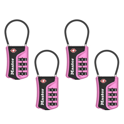 Master Lock TSA Approved Combination Luggage Lock, 2-Pack, 4697BLUEC2