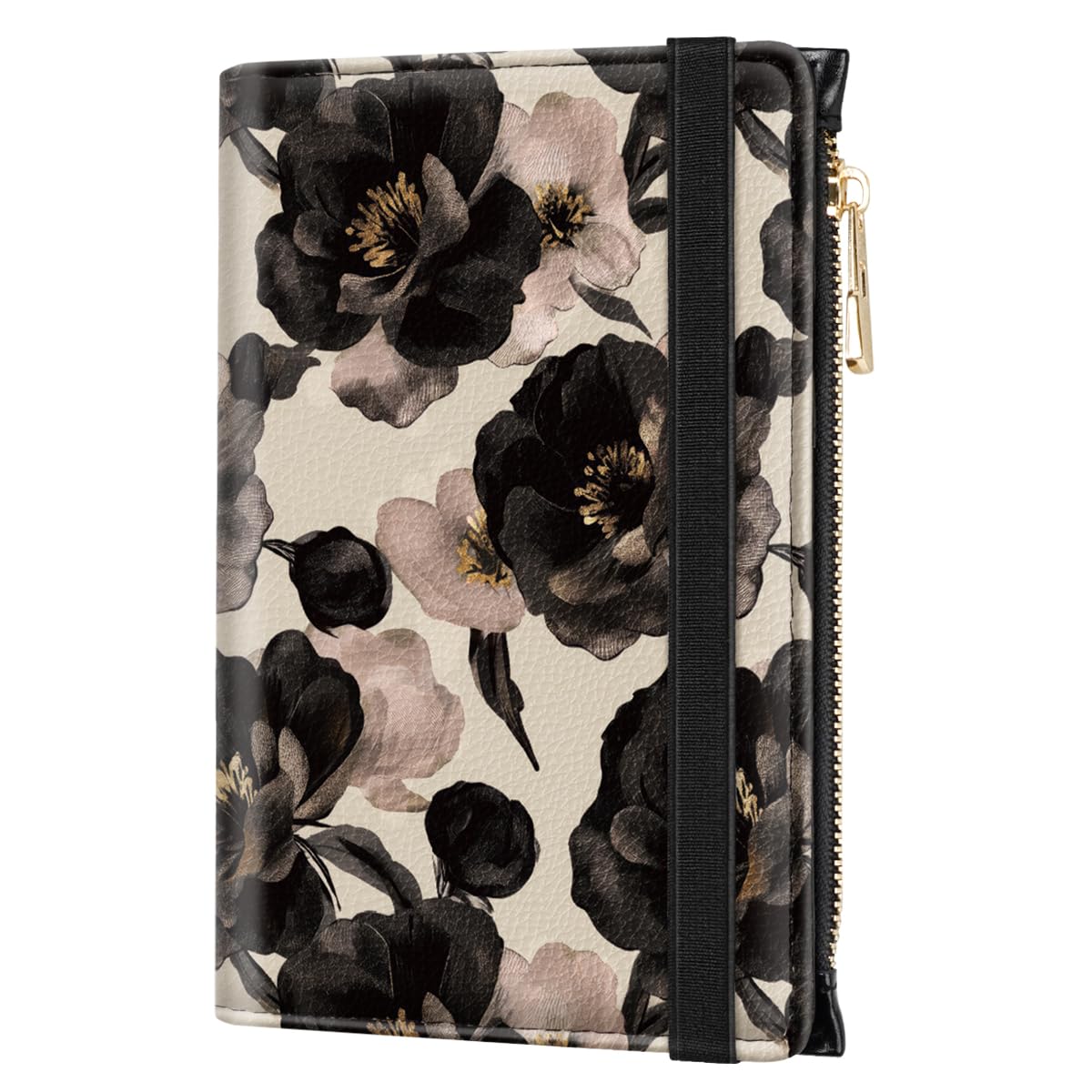 Passport Holder for Travel, RFID Blocking Passport Cover for Women Zipper