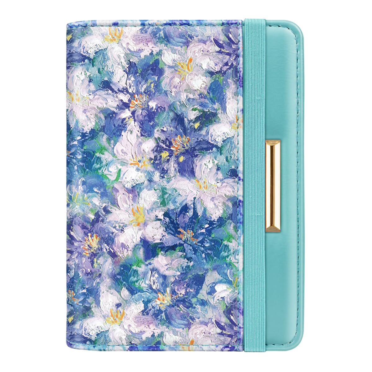 Coco Rossi Passport Holder Cover RFID Cute Slim Travel Wallet Women