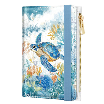 Passport Holder for Travel, RFID Blocking Passport Cover for Women Zipper