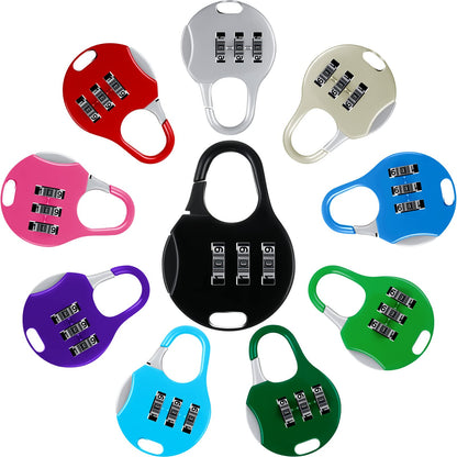 Moxweyeni 10 Pcs Digit Combinations Padlock Safe Cipher Lock