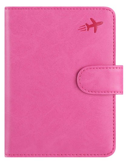 Passport Holder Cover Wallet RFID Blocking, Travel Essentials