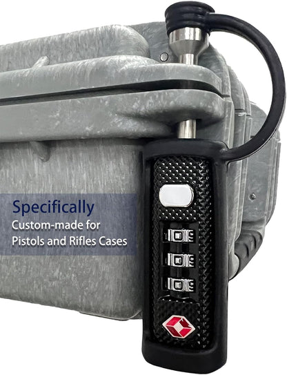 LAFENLIN TSA Lock for Gun Case, 3-Dial Combo Padlock