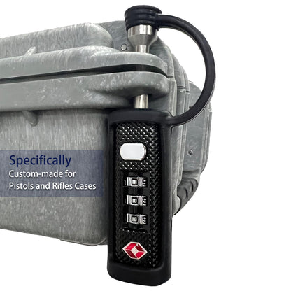 LAFENLIN TSA Lock for Gun Case, 3-Dial Combo Padlock