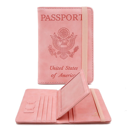 Melsbrinna Rfid Passport Holder for Travel women/Men, Cute Passport Wallet Rfid Blocking Card Slots, Rfid Passport Cover/CaseTravel Wallet, Passport Book Holder (1, Green)