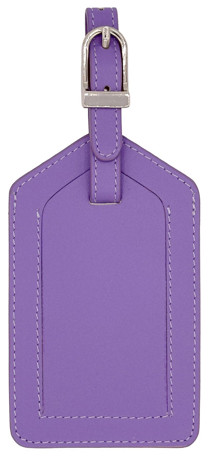 Emerald Green Genuine Top Grain Leather Luggage Tag