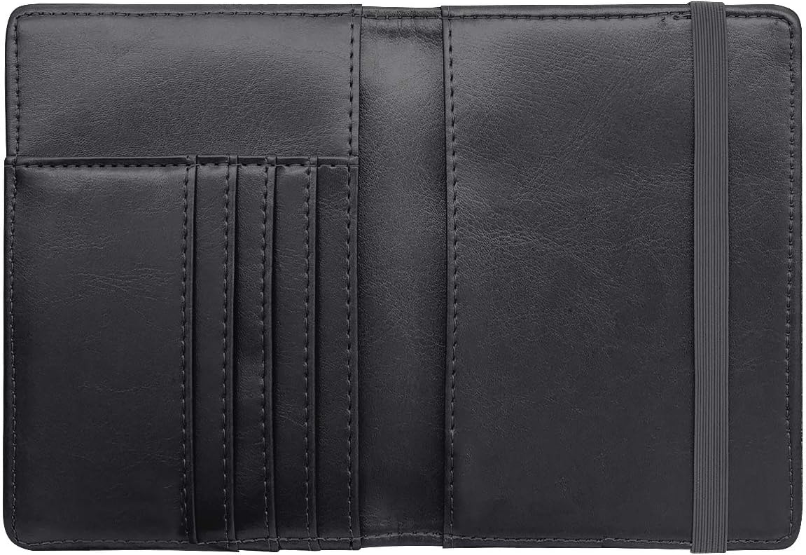 Coco Rossi Passport Holder Cover RFID Cute Slim Travel Wallet Women