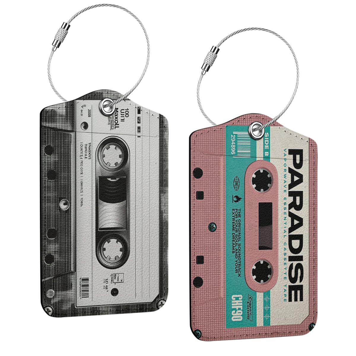 Funny Luggage Tag, Quotes Suitcase Tags with Privacy Flap Metal Loop