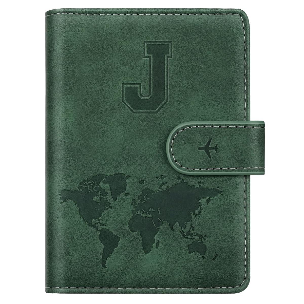 Passport Holder Cover Initial Letter A-Z Travel Wallet Personalized