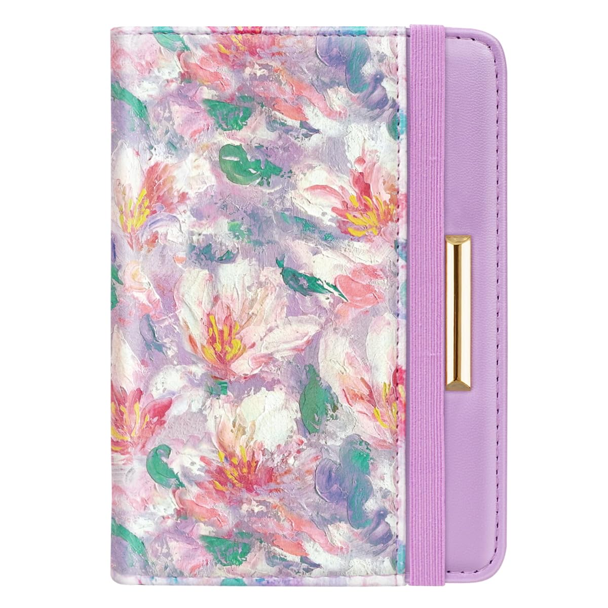Coco Rossi Passport Holder Cover RFID Cute Slim Travel Wallet Women