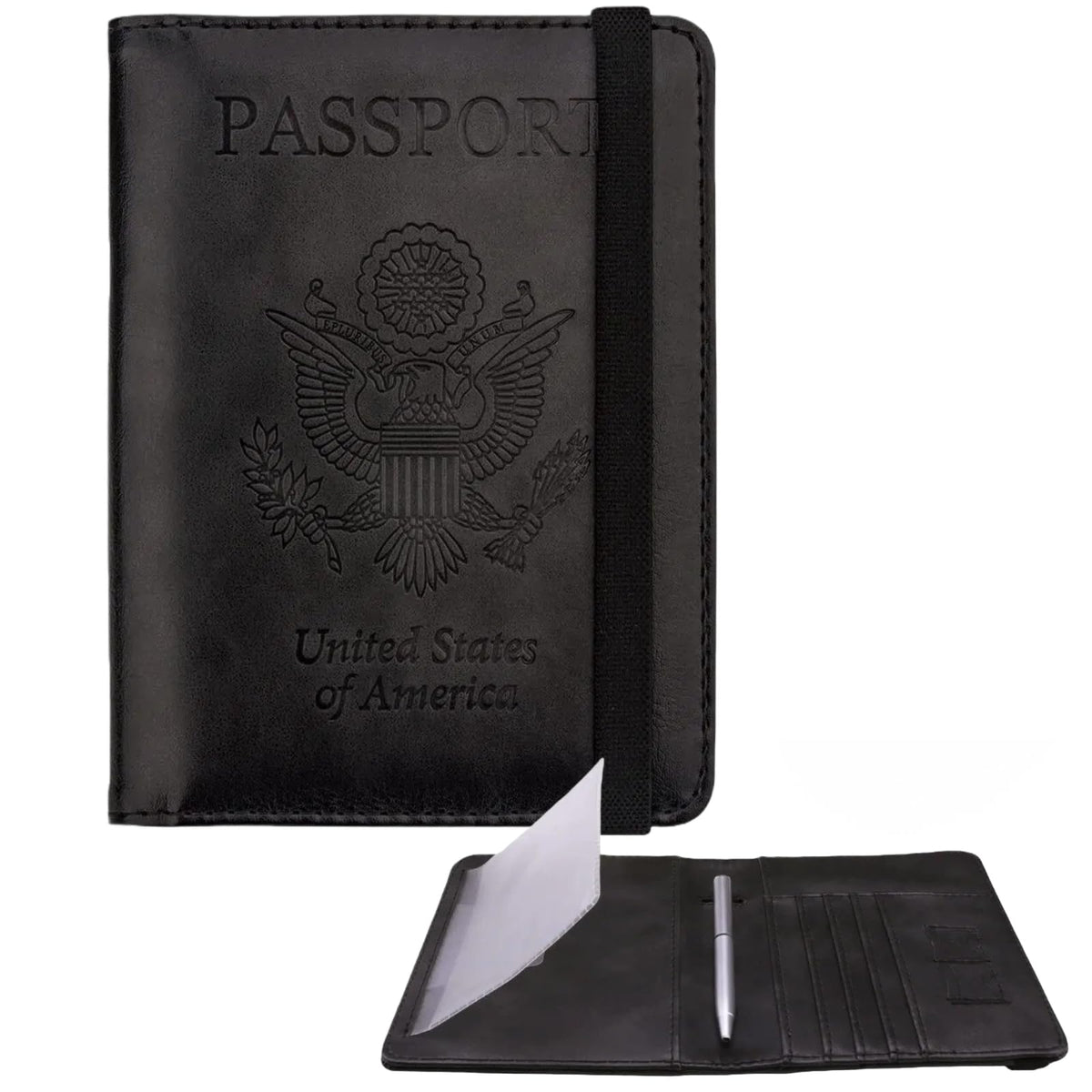 WALNEW Passport Holder for Travel, RFID Passport Wallet, Travel Essentials