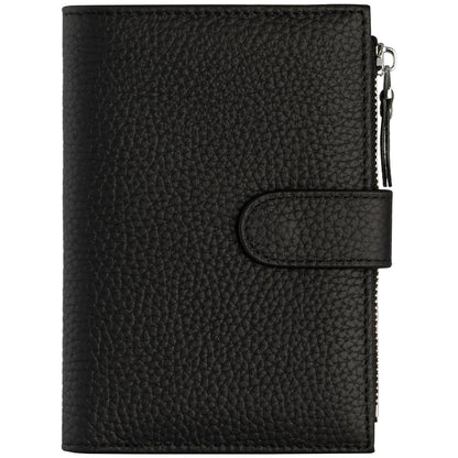 Passport wallet and Card Slot Combo RFID Blocking Leather Travel Passport Wallet for Men and Women with Zippered Coins Pocket Passport holder, Deep Green