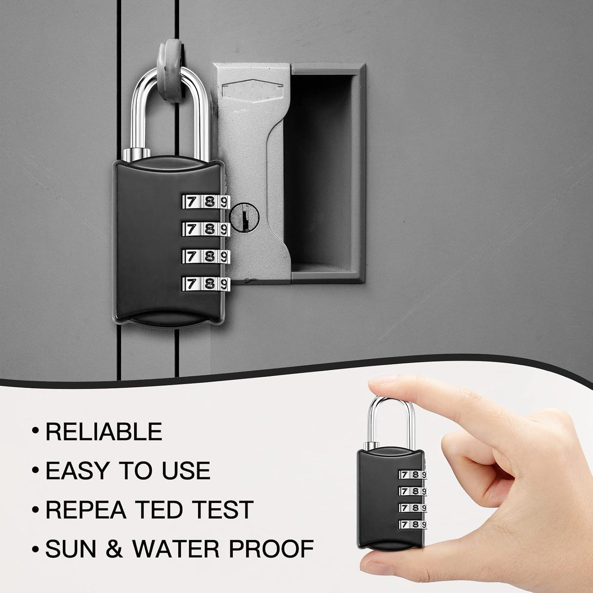 Moxweyeni 20 Pcs 4 Digit Combination Locks Small Combo for Luggage