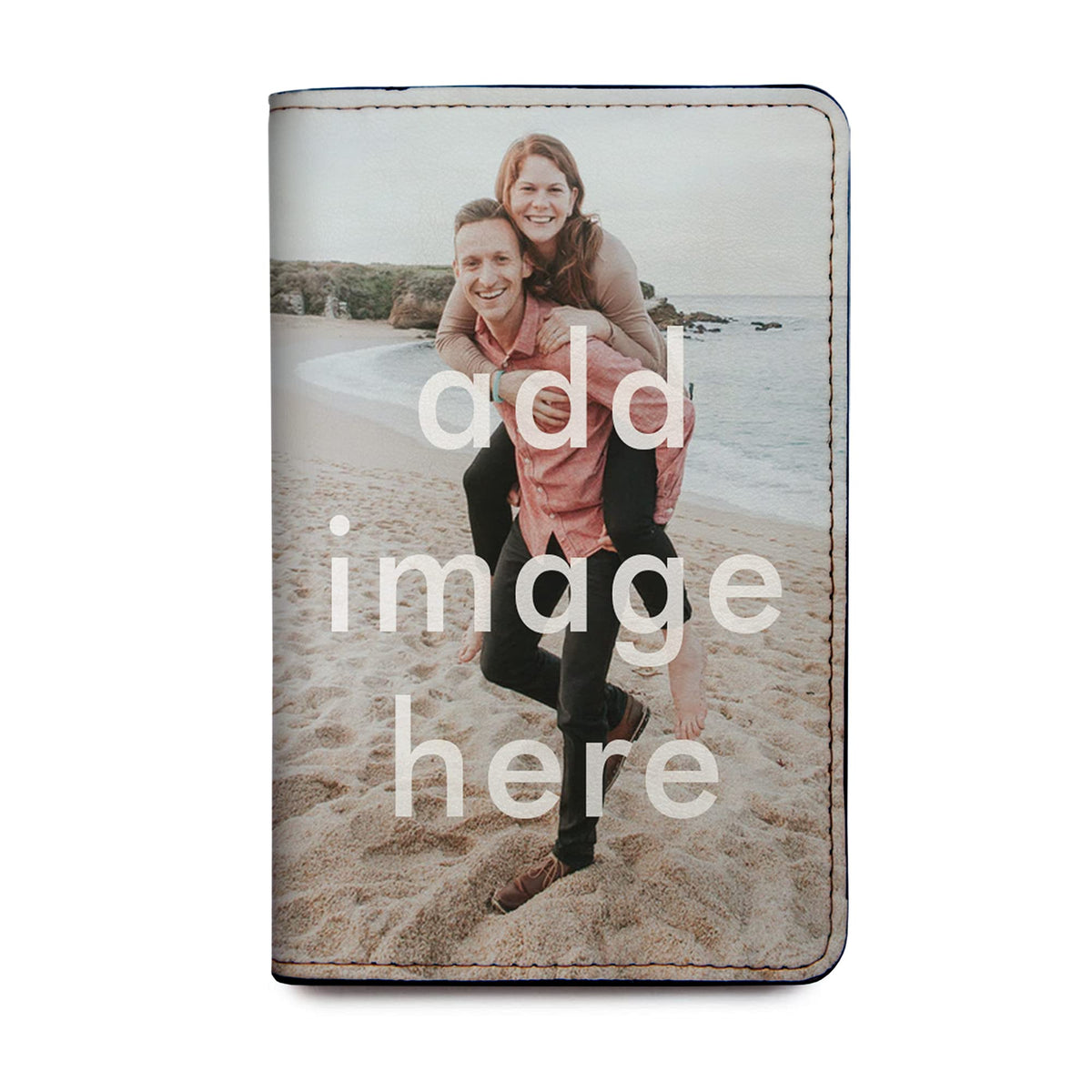 Personalized Passport Holder - Custom Vegan Leather RFID Passport Cover