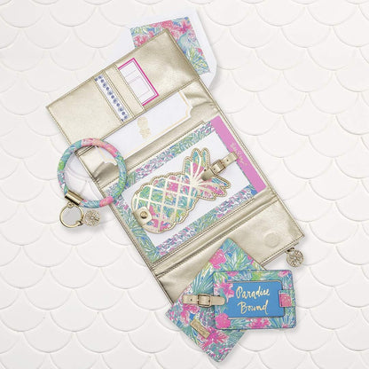Lilly Pulitzer Leatherette Passport Holder, Swizzle In