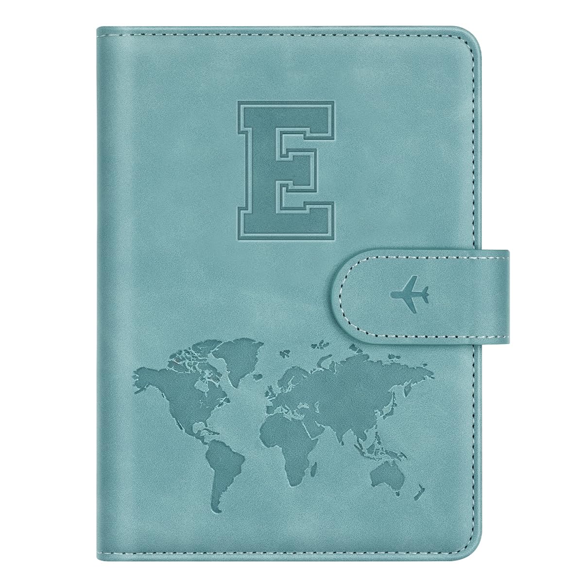 Passport Holder Cover Initial Letter A-Z Travel Wallet Personalized
