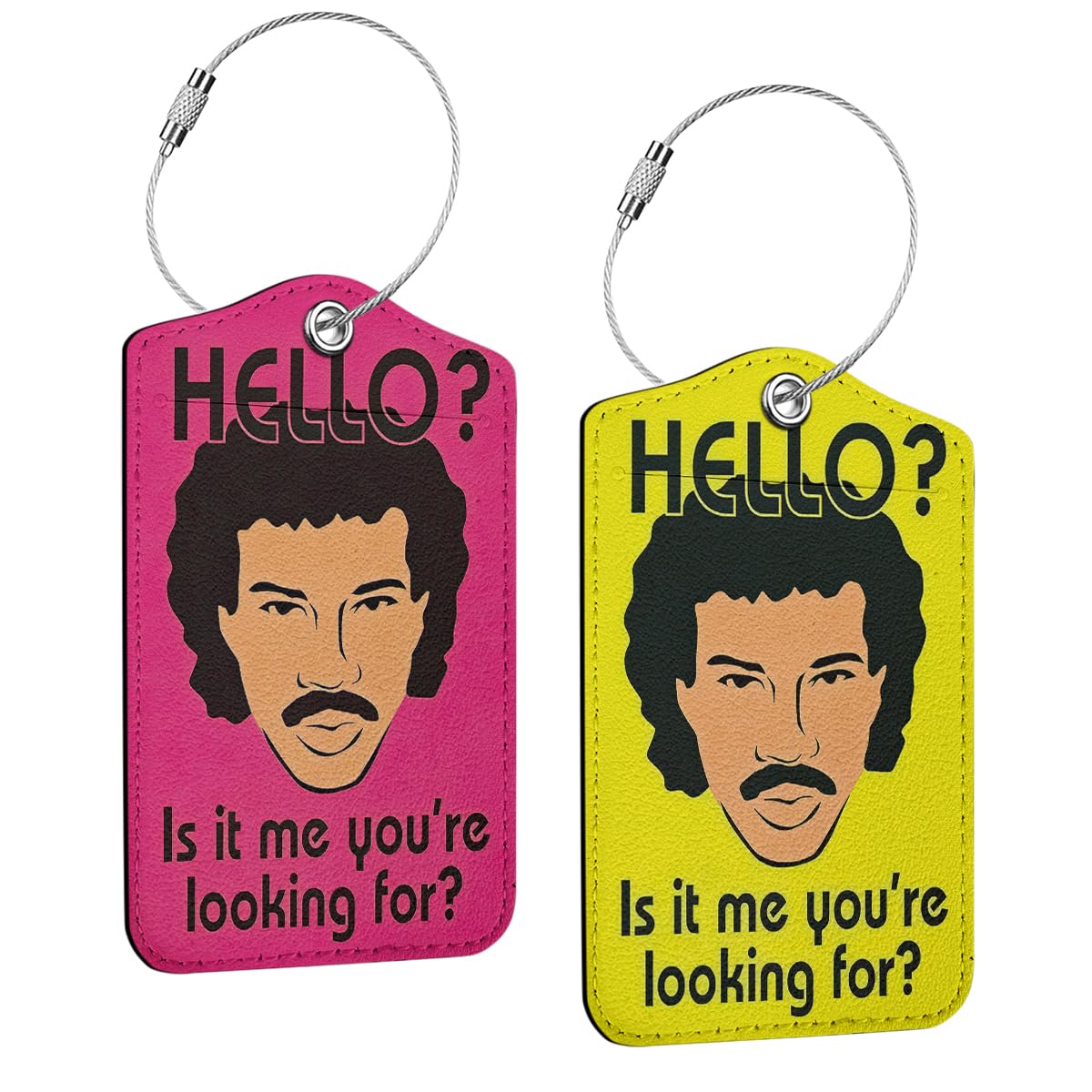 Funny Luggage Tag, Quotes Suitcase Tags with Privacy Flap Metal Loop